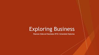 Exploring Business  Pearson Edexcel Business BTEC Extended Diploma [upl. by Harri350]