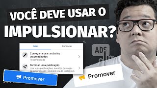 Você deve ou não utilizar o botão impulsionar  turbinar no Facebook Ads [upl. by Aridatha]