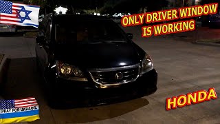 Honda Odyssey RL34 Power Windows Repair [upl. by Yecats]