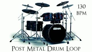 Post Metal Drum Loop 130 bpm [upl. by Redliw]