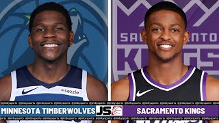 Minnesota Timberwolves vs Sacramento Kings  NBA Live Scoreboard 2024 [upl. by Aelahc412]