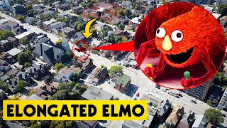 DRONE CATCHES ELONGATED ELMO IN REAL LIFE DOMAIN LORD [upl. by Newby]