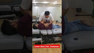 Lower Back Pain Sciatica Pain Treatment in India DrMushtaque 🇮🇳 chiropractor shoulderpainrelief [upl. by Atelahs]