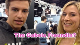 Fibo 2014  Tim Gabel Interview über Frauen Freundin amp Fitness am Stand von Gym Aesthetics [upl. by Anrat]