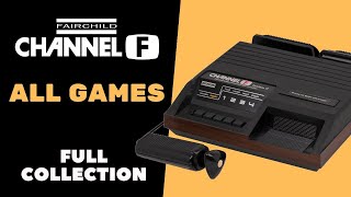 Fairchild Channel F  Complete Game Collection [upl. by Obidiah188]