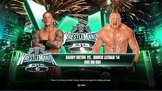 WWE 2K24  Randy Orton Vs Brock Lesner [upl. by Athena]