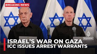 ICC issues arrest warrants for Netanyahu Gallant [upl. by Adalai]