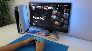 This is what Roblox looks like on PS5 [upl. by Laersi]