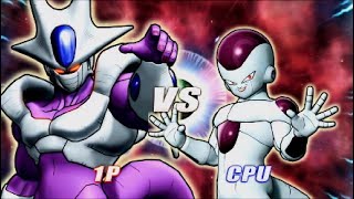 Cooler Final Form vs Frieza Final Form Raging Blast 2 [upl. by Ainaled968]