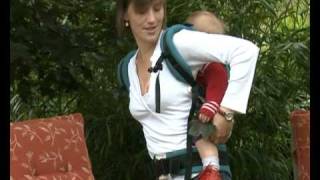 How to Use the Manduca Baby Carrier in Back Carry Position [upl. by Haveman]