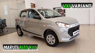 Maruti Alto K10 VXI 2024  Alto K10 VXI Model  Maruti Alto K10 VXI Variant  Maruti Alto K10 Review [upl. by Aniarrol463]