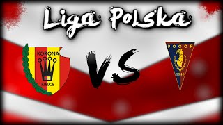 Liga Polska Korona Kielce vs Pogoń Szczecin 09122024 godzina 1900 [upl. by Ytsirc]