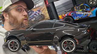 Traxxas Mustang RC DRIFT Car Is This Thing Worth The Cash 4 TEC Drift Car Unboxing amp First Review [upl. by Aikam347]