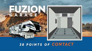 Check Out Fuzions AdjustATrack Tie Down System  Another Way Keystone RV Helps You Camp Better [upl. by Hajile647]