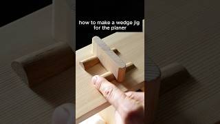 created a jig to make precise wedges for a cabinet project wood woodworking diy shorts [upl. by Il]