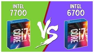 i7 7700 VS i7 6700  Gaming Benchmarks  Is Kaby Lake worth it [upl. by Yecak]