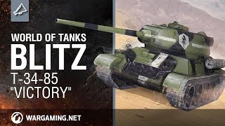 WoT Blitz T3485 quotVictory [upl. by Calondra]