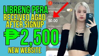 LIBRENG ₱2500 PESOS RECEIVED AFTER SIGNUP  NEW EARNING PLATFORM  EARN ₱140 DAILY GCASH  BINANCE [upl. by Lenaj]