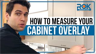 Replacing Hinges  What is Cabinet Overlay and How to Measure It [upl. by Bonnee]