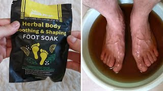 Herbal Detox Foot Soak Beads Unboxing amp Review  Does It Really Work [upl. by Naghem]