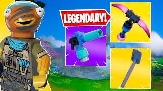 Legendary Weapons Revealed by LEGO Fortnite Titanium Shovel Slurp Gun amp More [upl. by Kathleen]