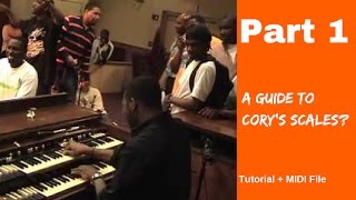 Cory Henry Blazin Part 1  How Cory forms scales WOW  Tutorial  Notes  MIDI File [upl. by Etteinotna]