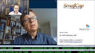 SmallCapInvestor Interview mit Dr Rolf Hoffmann von RepliCel WKN A1JHCB [upl. by Lehcnom221]