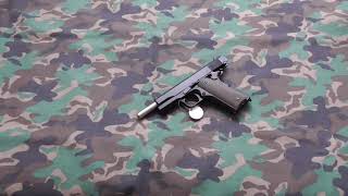 Army R31 Colt 1911 gas GBB amp chrono [upl. by Reffotsirhc]