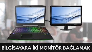 Bilgisayara İkinci Monitörü Bağlamak ve İkinci Ekran Ayarları [upl. by Enetsirhc893]