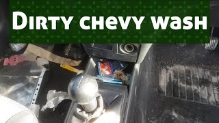 Cleaning a really dirty chevrolet car [upl. by Jose608]