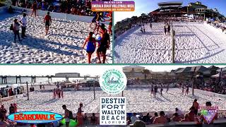 Emerald Coast Volleyball Week 2024  Fudpucker Coed 4Player  Playoffs amp Finals [upl. by Mailiw]