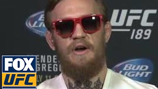 Conor McGregor responds to Arnold Schwarzeneggers praise  UFC ON FOX [upl. by Nnadroj]