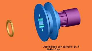 Assemblage par obstacle cannelures circlips [upl. by Urba181]