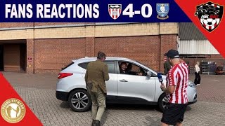 A MASTERCLASS DISPLAY BY THE BLACK CATS SUNDERLAND 40 SHEFF WED FANS REACTIONS WITH SHAUN MIDDLETON [upl. by Pedersen580]