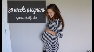 38 WEEKS PREGNANT Early Labor False Labor  Progression [upl. by Nylirrehs]