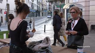 Arriben les castanyes als carrers de Sant Cugat [upl. by Ijan]