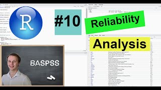 R amp R Studio 10 Reliability Analysis Cronbachs Alpha [upl. by Ahsiuqel139]