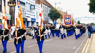 MOURNE YOUNG DEFENDERS  OPENING THEIR PARADE KILKEEL 2023 [upl. by Anyk576]