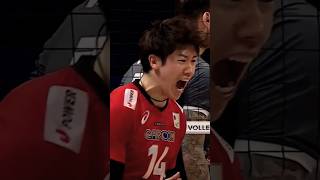 Lightning fast🤯 VNL2024 Japan v Canada Quarterfinals volleyball voleibol ishikawa nishida ran [upl. by Anaillil828]