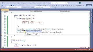 How to convert JSON data to C objects  Deserialization using Newtonsoft [upl. by Gord]