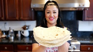 How to make The BEST Authentic Flour Tortillas From Scratch Recipe  SECRET TIP [upl. by Labannah]