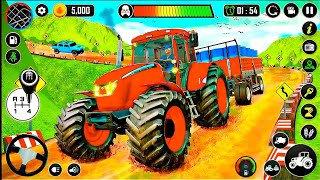 Extreme Mega Tractor Driving Simulator 2024  Grand Farming Transport Simulator  Android GamePlay [upl. by Hazlett]