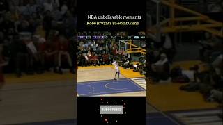 Luckiest moments of nba🔥 Kobe Bryants 81Point Game nba basketball michaeljordan moments [upl. by Wera]