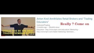 Review of Anton Kreil and Institute of Trading and Portfolio Management [upl. by Aleik]