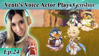 Ventis English Voice Actor plays GENSHIN IMPACT Part 24 Lawyered [upl. by Naresh261]