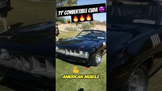 71 CONVERTIBLE CUDA 😈🔥 shorts cuda [upl. by Nycila]