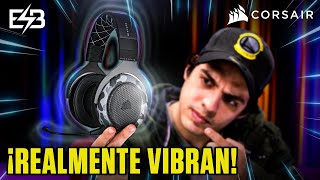 VIBRACIÓN HÁPTICA EN UN HEADSET🎧 CORSAIR HS60 HAPTIC ¡UNA LOCURA🤯 [upl. by Luehrmann149]