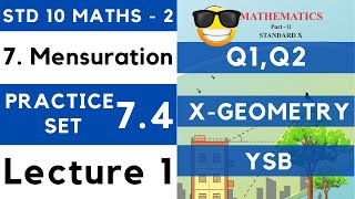 Mensuration  Practice Set 74 Lecture 1 SSC Class 10 Geometry  Area of Segment Maharashtra Board [upl. by Lewison]