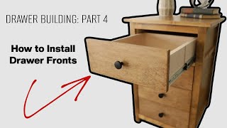 How to Install Drawer Fronts [upl. by Nasar]