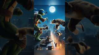 Rebel cats vs ninja turtles cat ninjaturtles [upl. by Edmunda374]